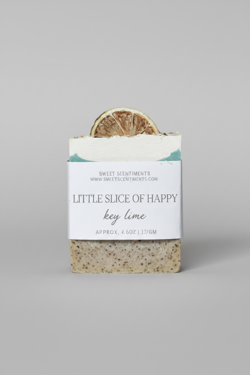 Little Slice of Happy | Key Lime | Handcrafted Soap