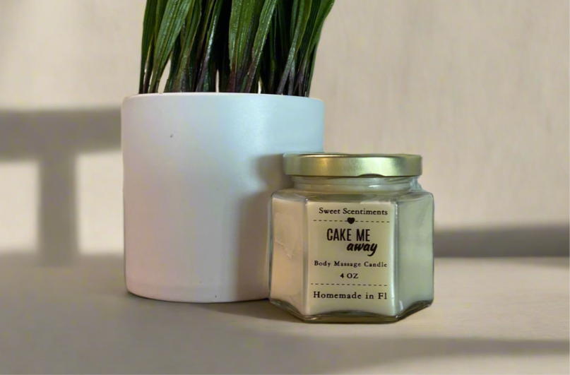Cake Me Away - Body Massage Candle
