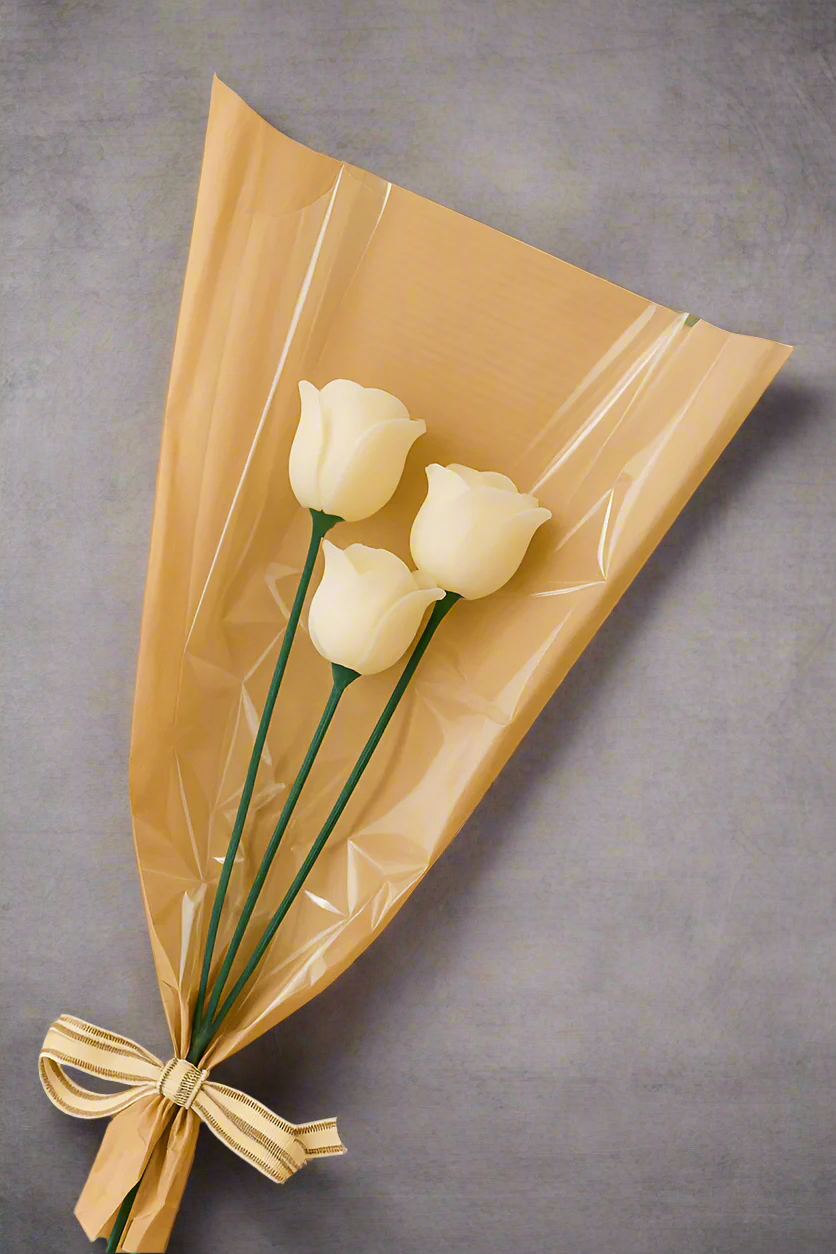 Fresh Picked – Sun-Kissed Blooms – Soy Wax Tulip Candle Bouquet