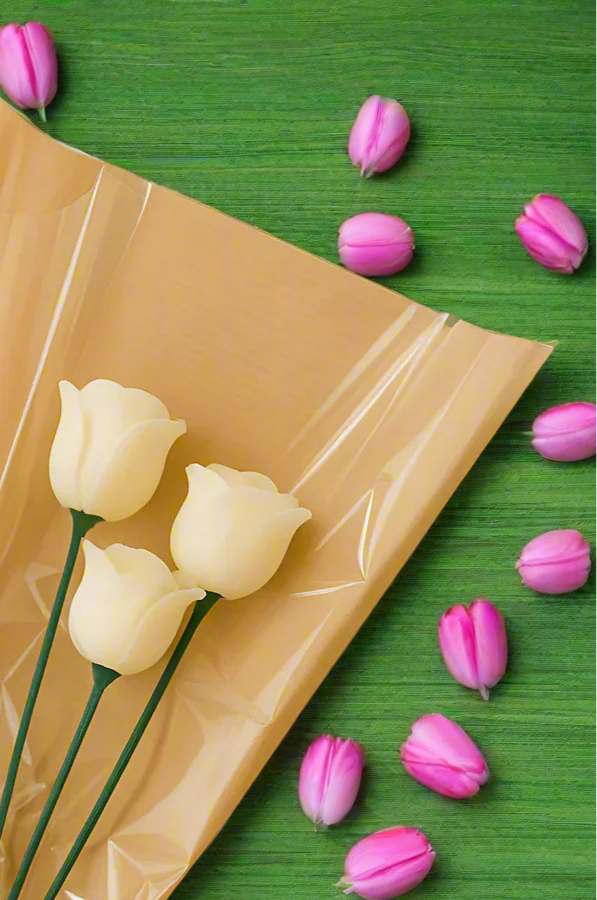 Fresh Picked – Sun-Kissed Blooms – Soy Wax Tulip Candle Bouquet