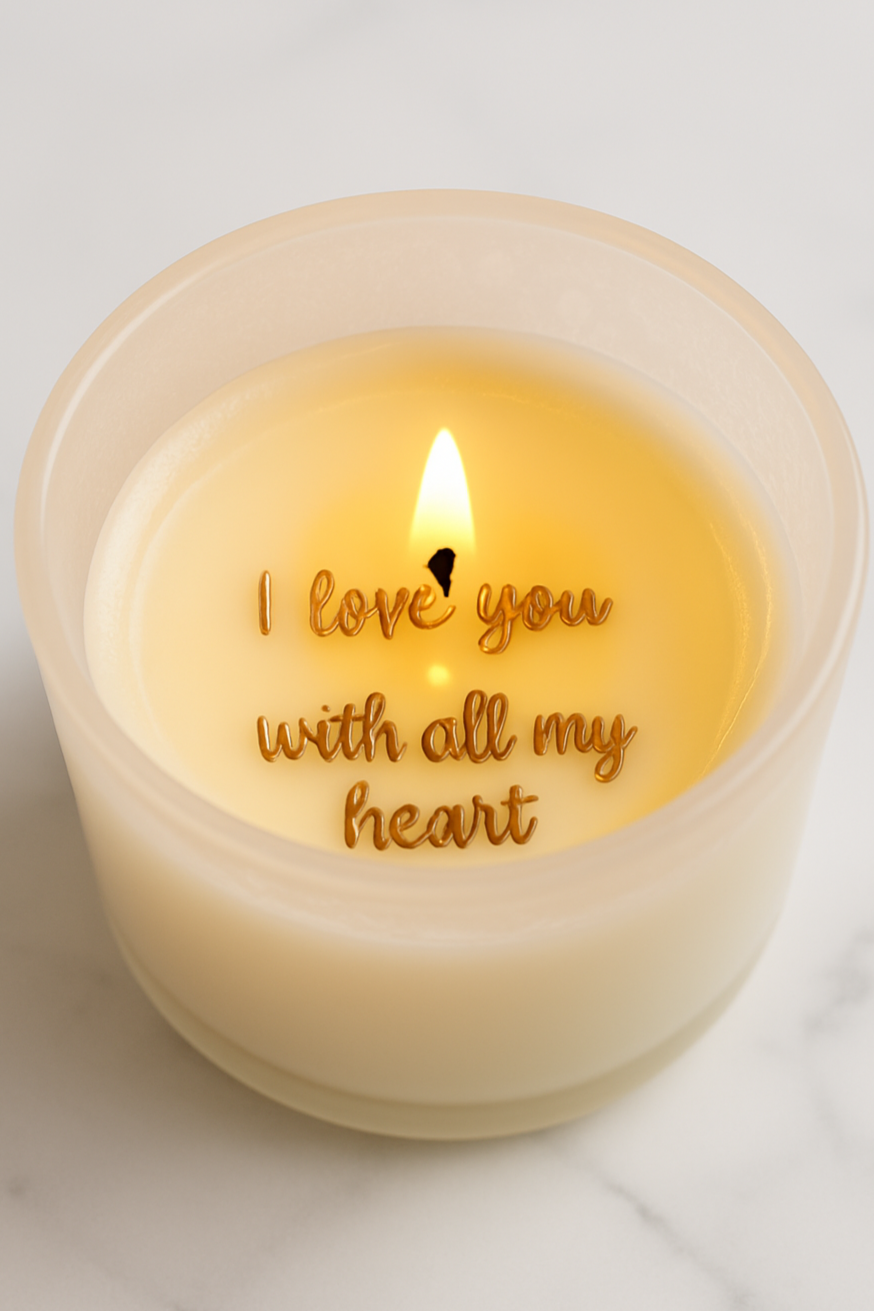 Hidden Scentiments – Hidden Message Soy Wax Candle