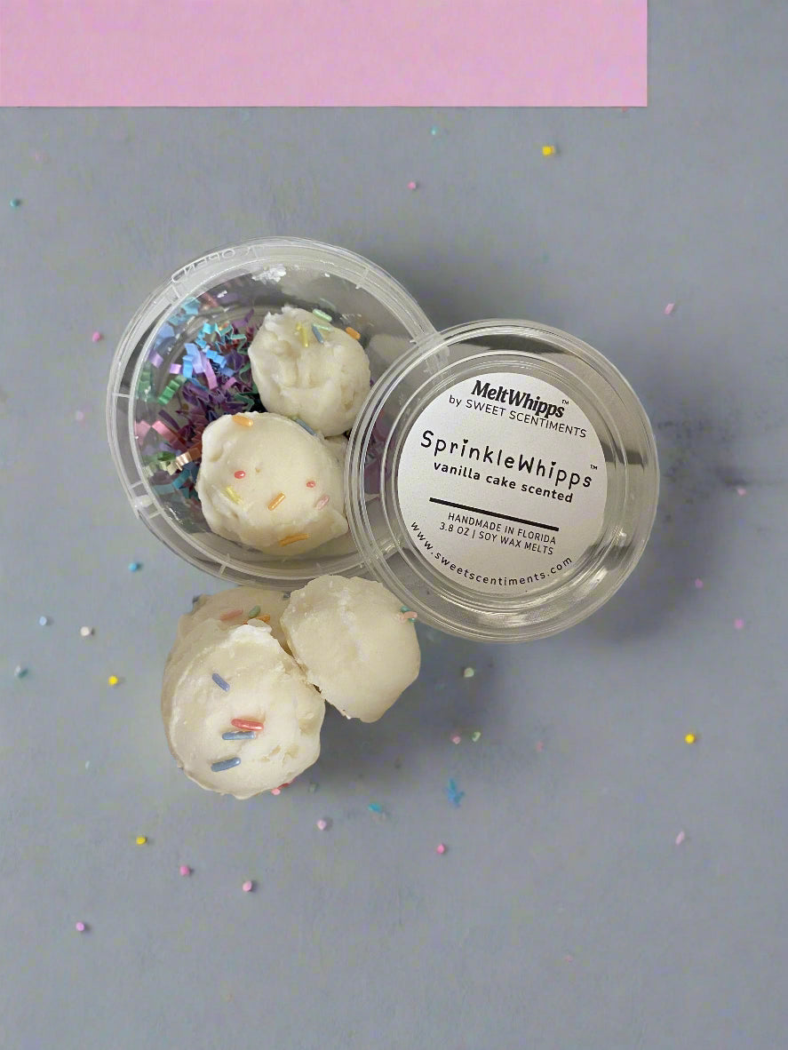 MeltWhipps™ | SprinkleWhipps™ – Vanilla Cake Scented Wax Melts