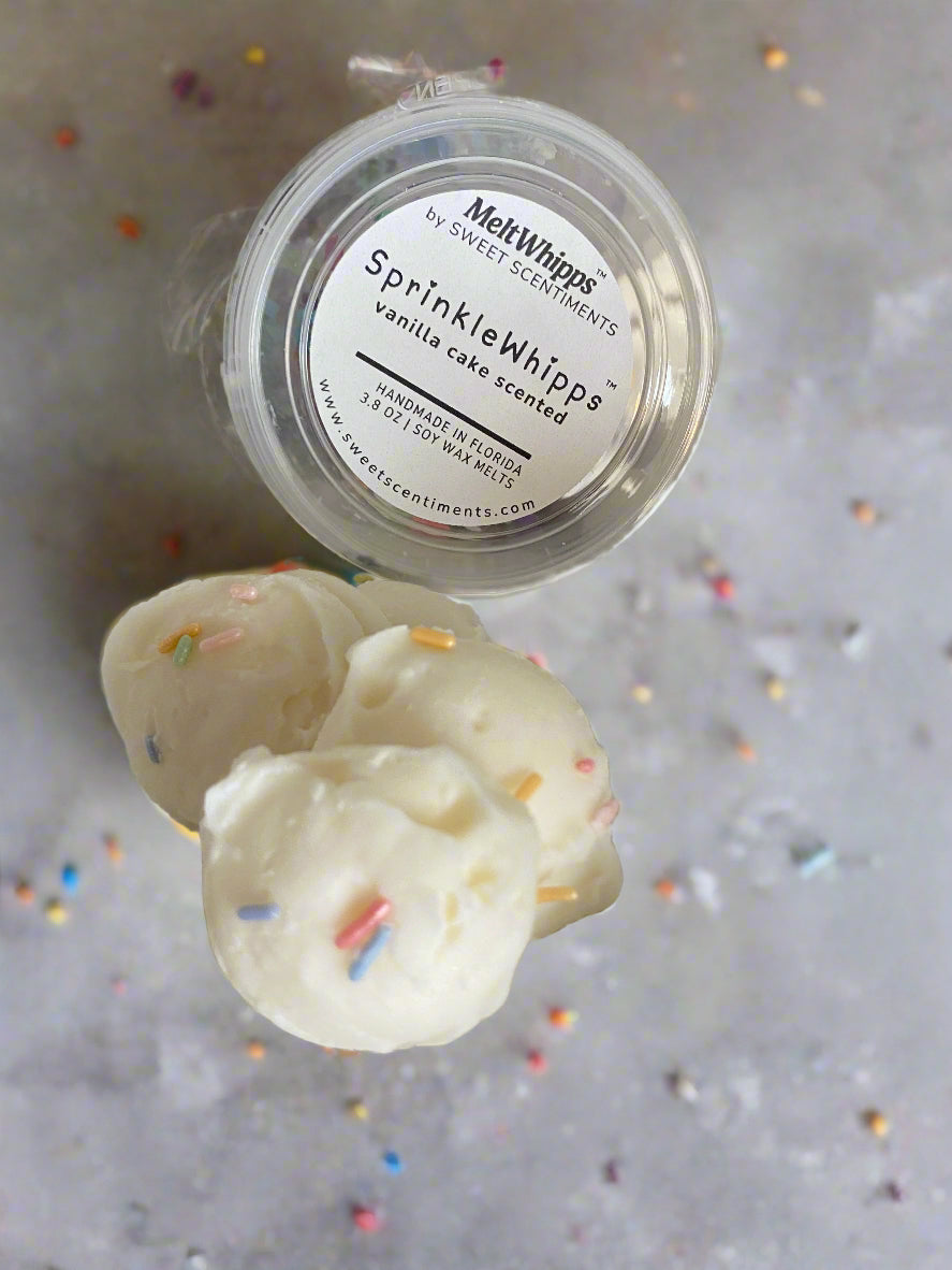 MeltWhipps™ | SprinkleWhipps™ – Vanilla Cake Scented Wax Melts