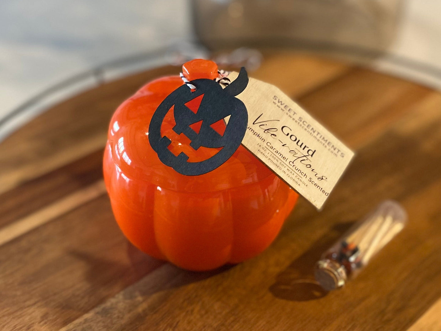 Gourd Vibe-rations | Pumpkin Caramel Crunch Soy Wax Candle