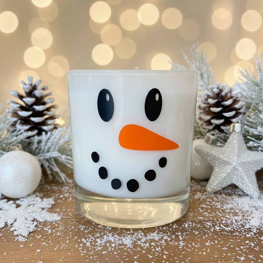 Snowman Cheer | Unscented Holiday Soy Wax Candle