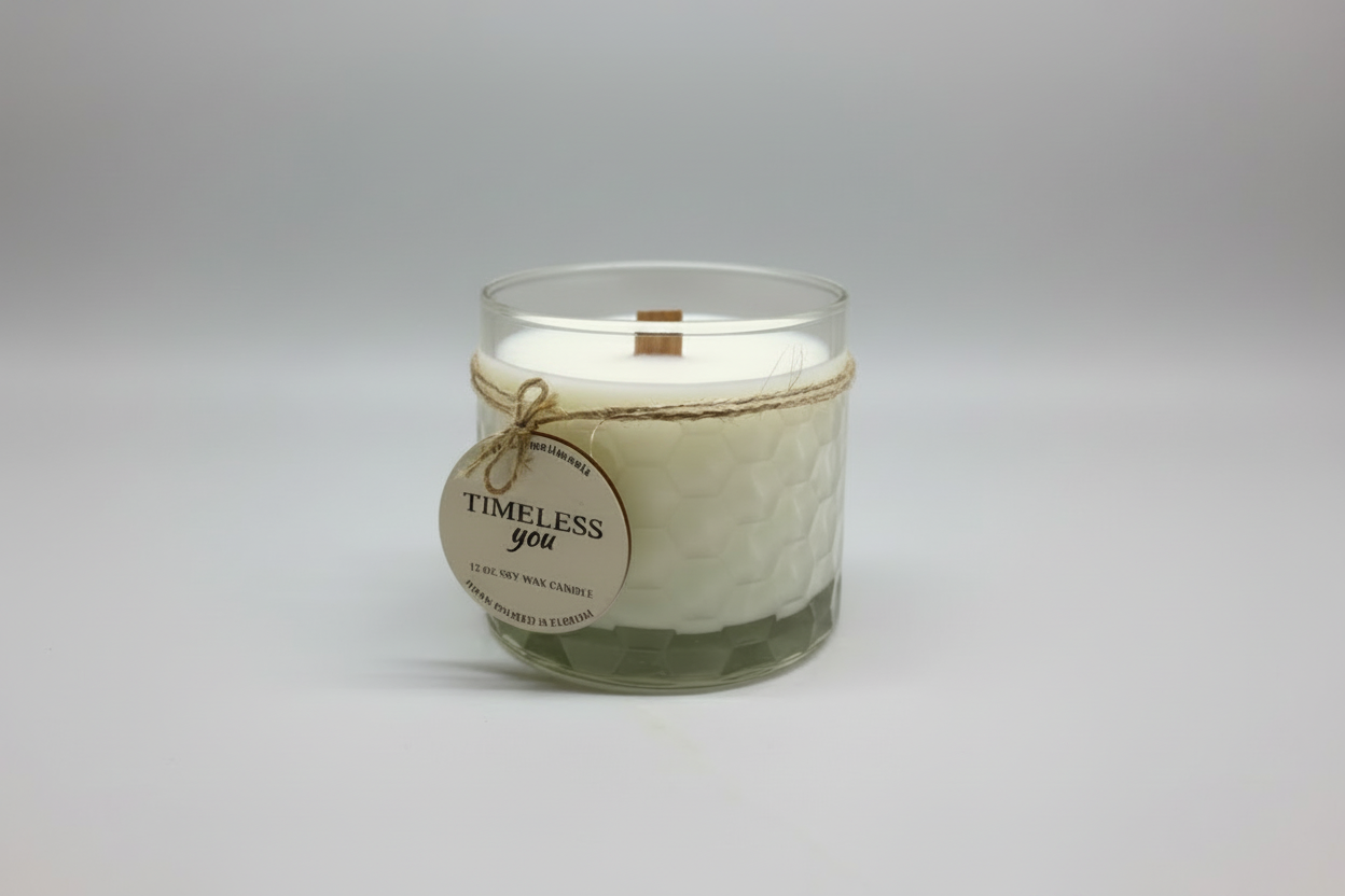 Timeless You | 12 oz | Unscented Soy Wax Candle