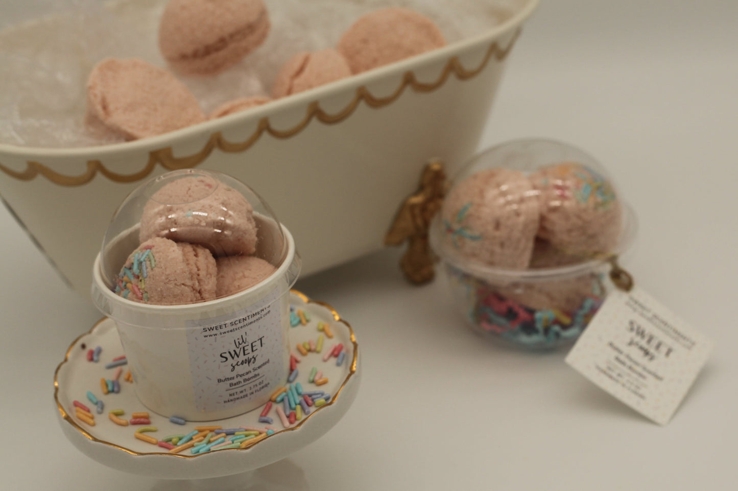 Sweet Scoops – Butter Pecan Ice Cream Bath Bombs