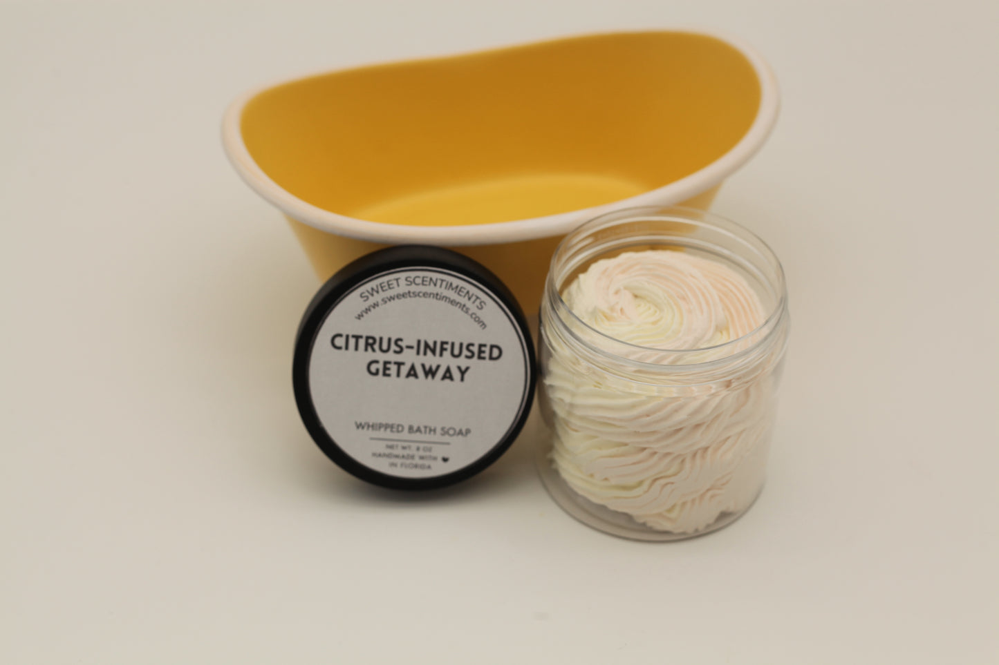 Citrus Infused Getaway – Whipped Bath Soap