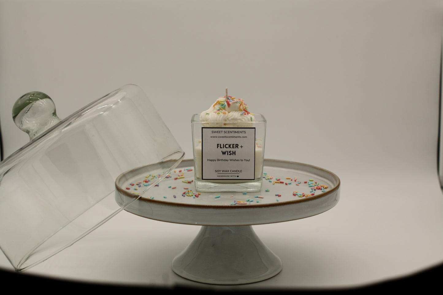 Flicker + Wish – Whipped Frosting Birthday Candle