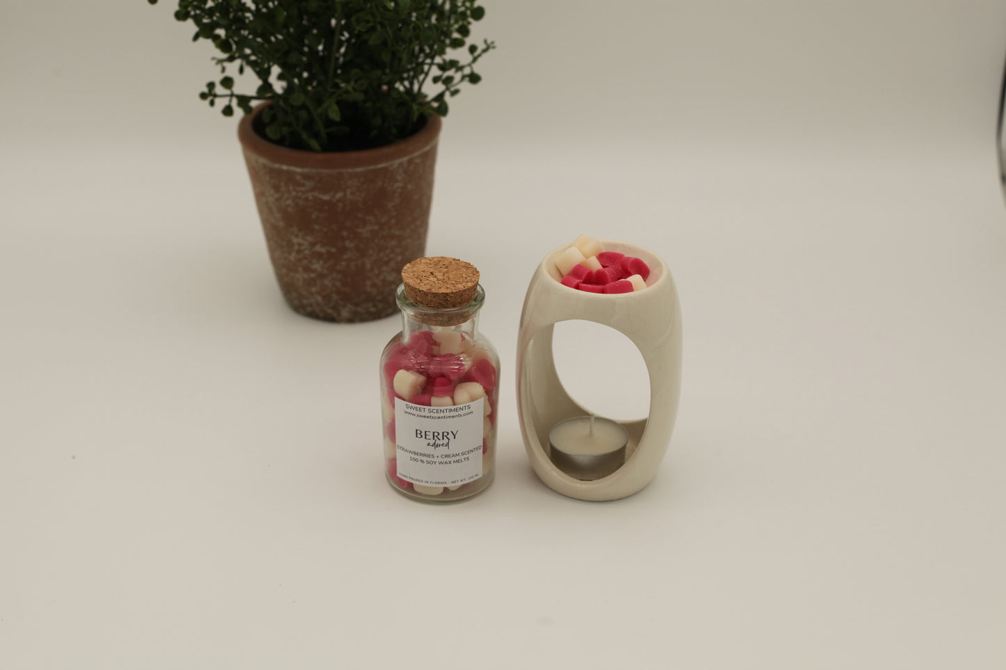 MoodMelts™ Berry Adored - Strawberry Shortcake Scented Soy Wax Melts