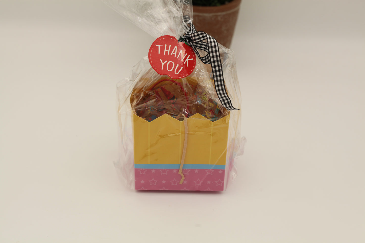 The Teacher’s Pencil of Gratitude – Teacher Gift Basket with Resin Bookmark & Coaster