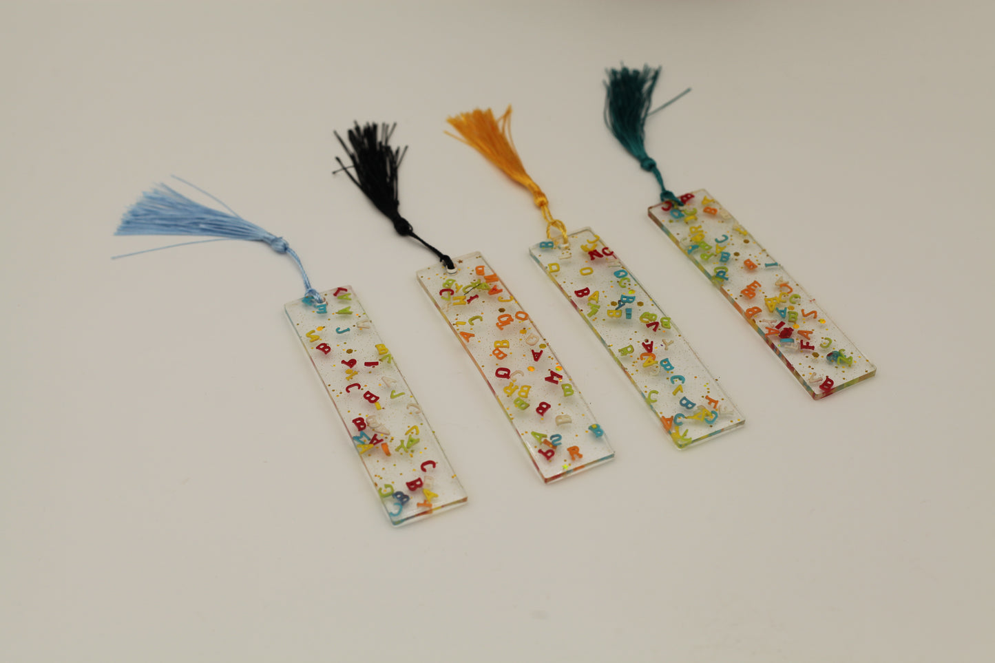 GlowTales™ Bookmarks – Alphabet Lettering Design