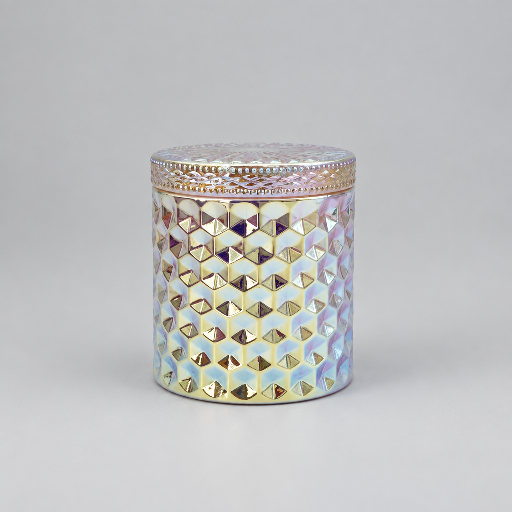 Cashmere + Rose Quartz Prism Candle | Blush Prism Soy Wax Candle