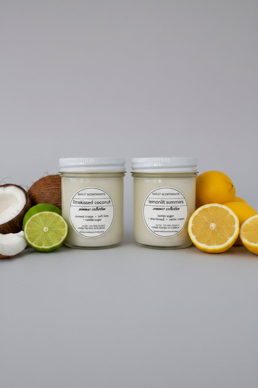 Lemonlit Summers | Summer Collection | Soy Candle