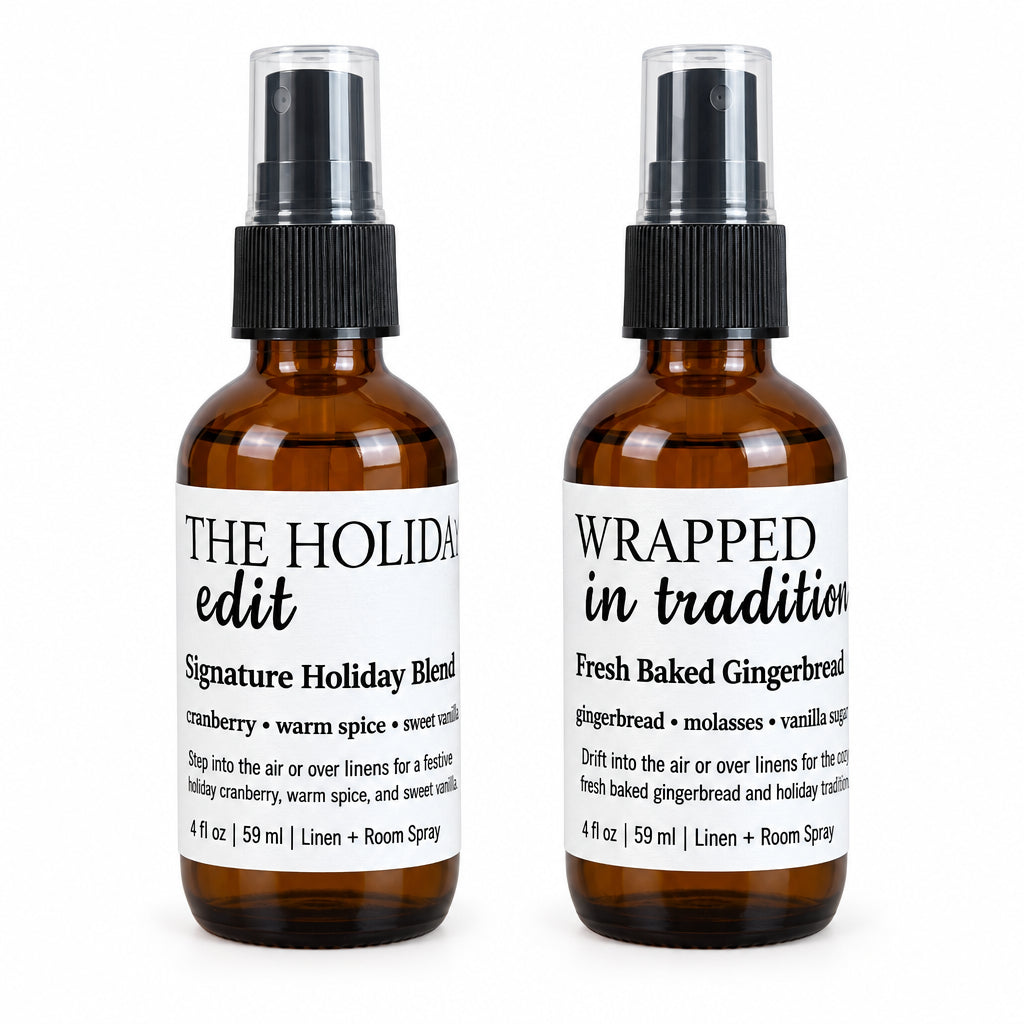 The Holiday Edit | Cranberry + Warm Spice | Room + Linen Spray