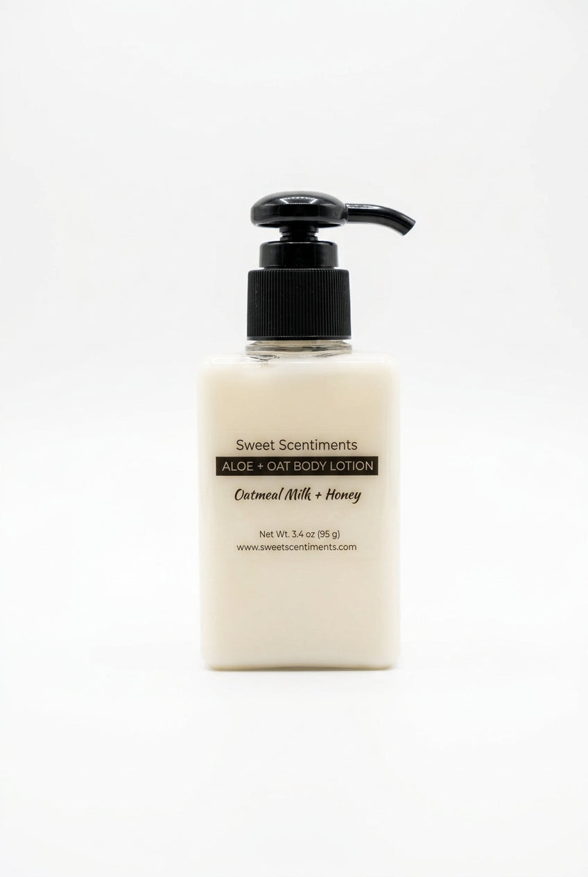Sweet Beginnings | Oatmeal Milk + Honey Lotion & Artisan Soap Gift Set
