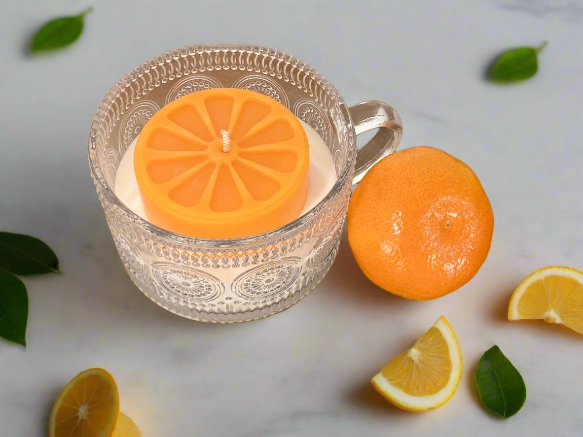 Peel the Moment – Orange Citrus Scented Soy Wax Candle