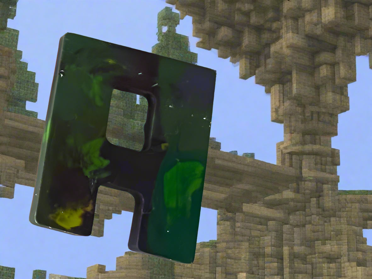 Pixelated Palette (Minecraft Letter Crayons)