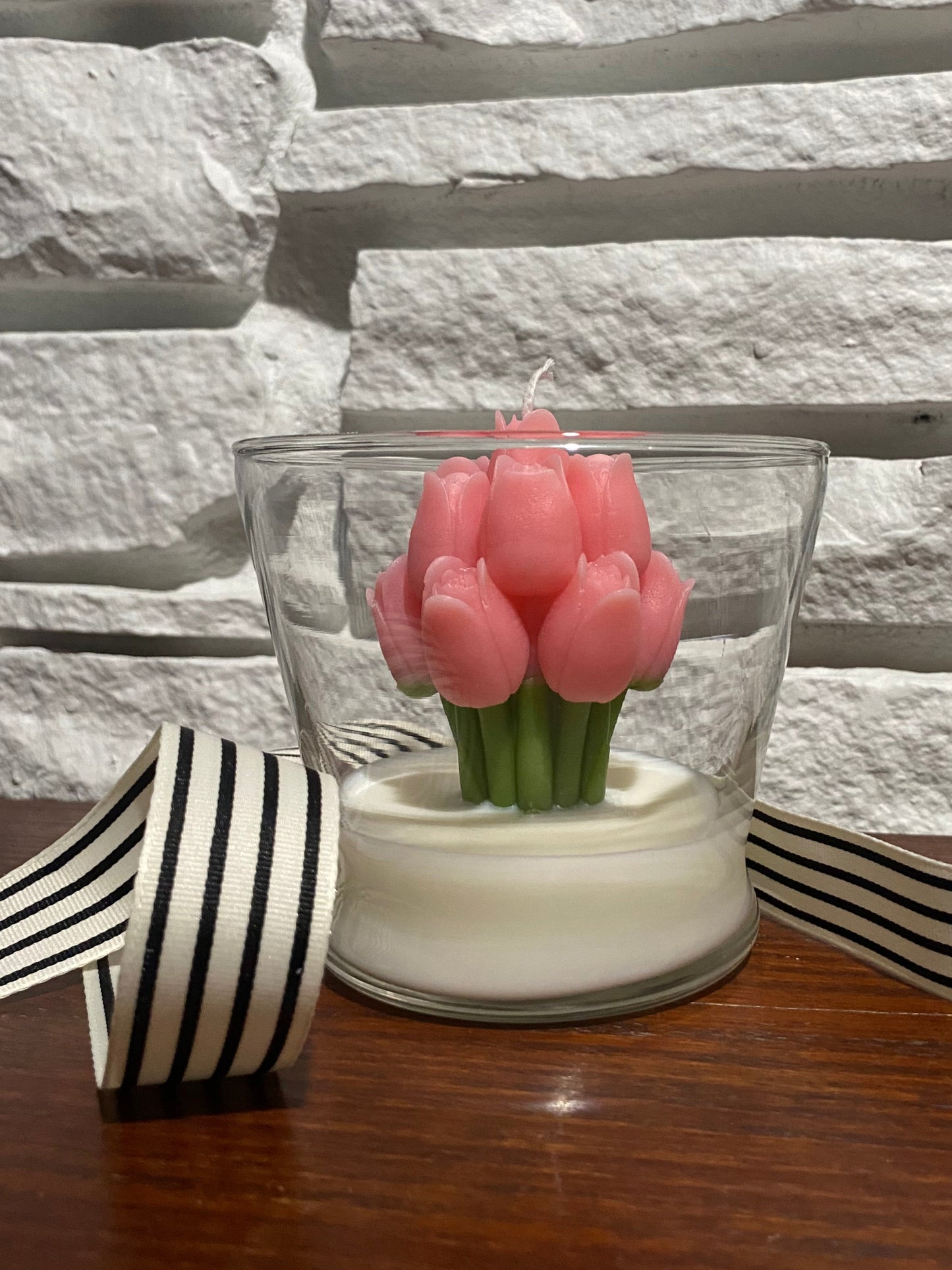 Fresh Picked – Tulip Soy Wax Candle with Keepsake Glass Jar