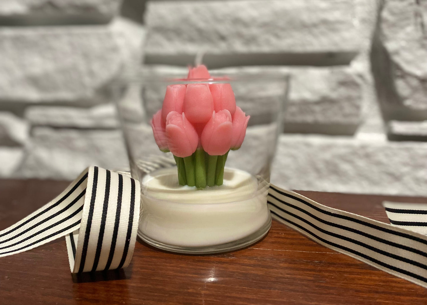Fresh Picked – Tulip Soy Wax Candle with Keepsake Glass Jar