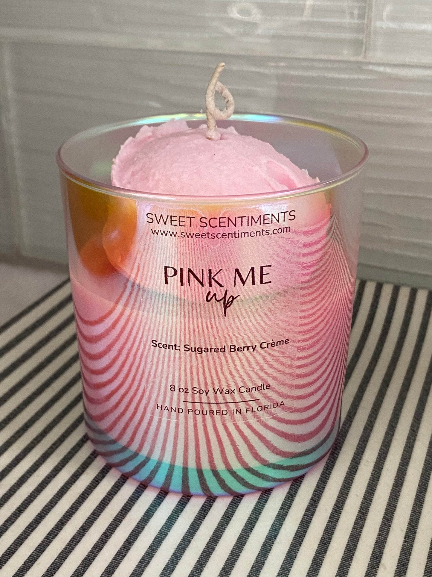 Pink Me Up – Sugared Berry Crème – MeltWhipps™ Soy Wax Candle