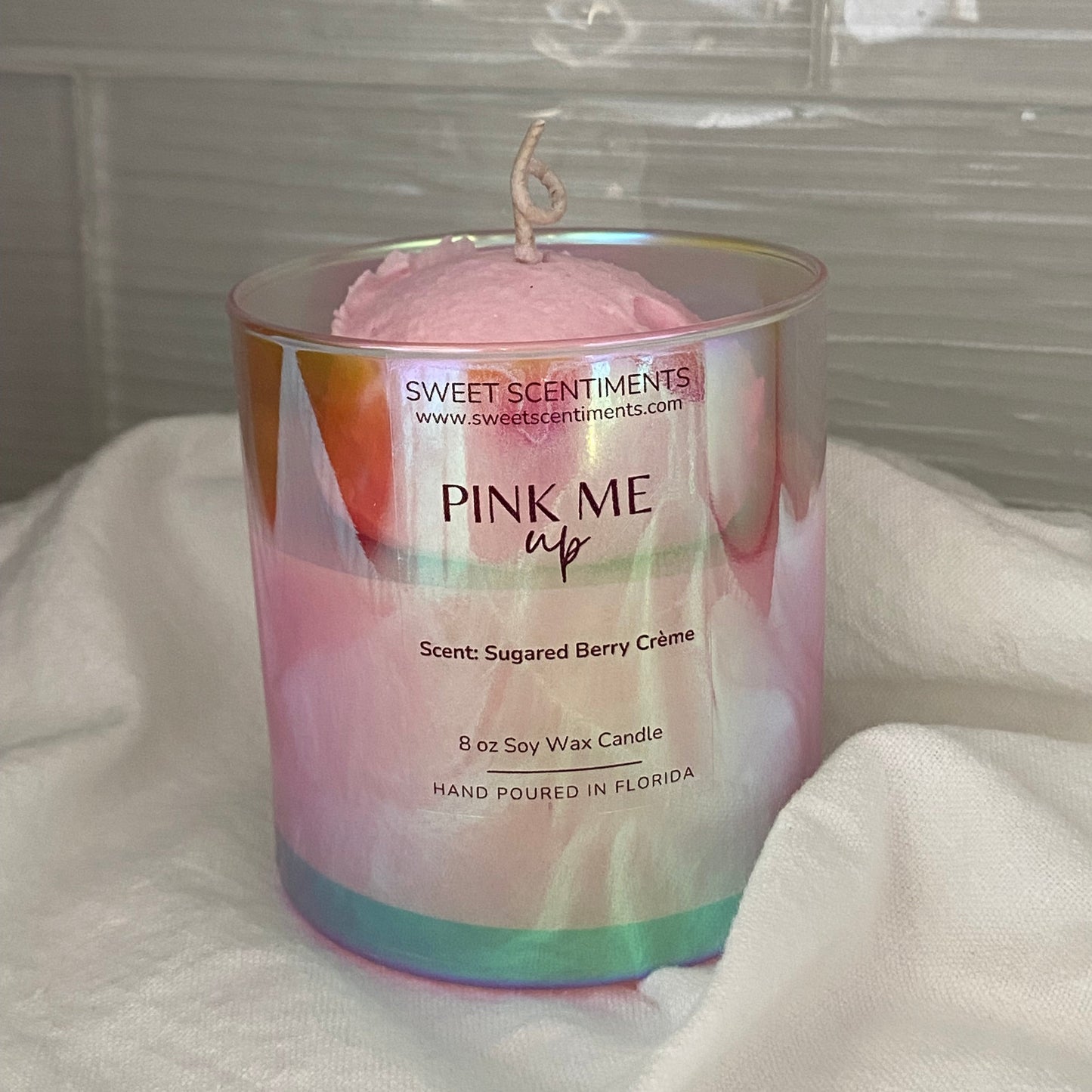 Pink Me Up – Sugared Berry Crème – MeltWhipps™ Soy Wax Candle