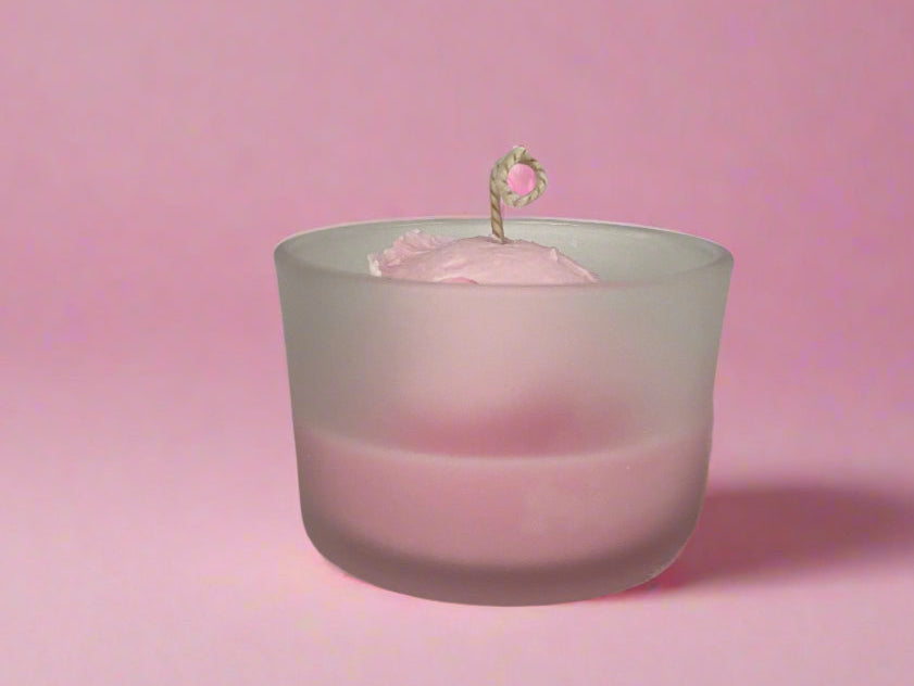 Pink Sugared Happiness – Sugared Berry Crème Soy Wax Candle