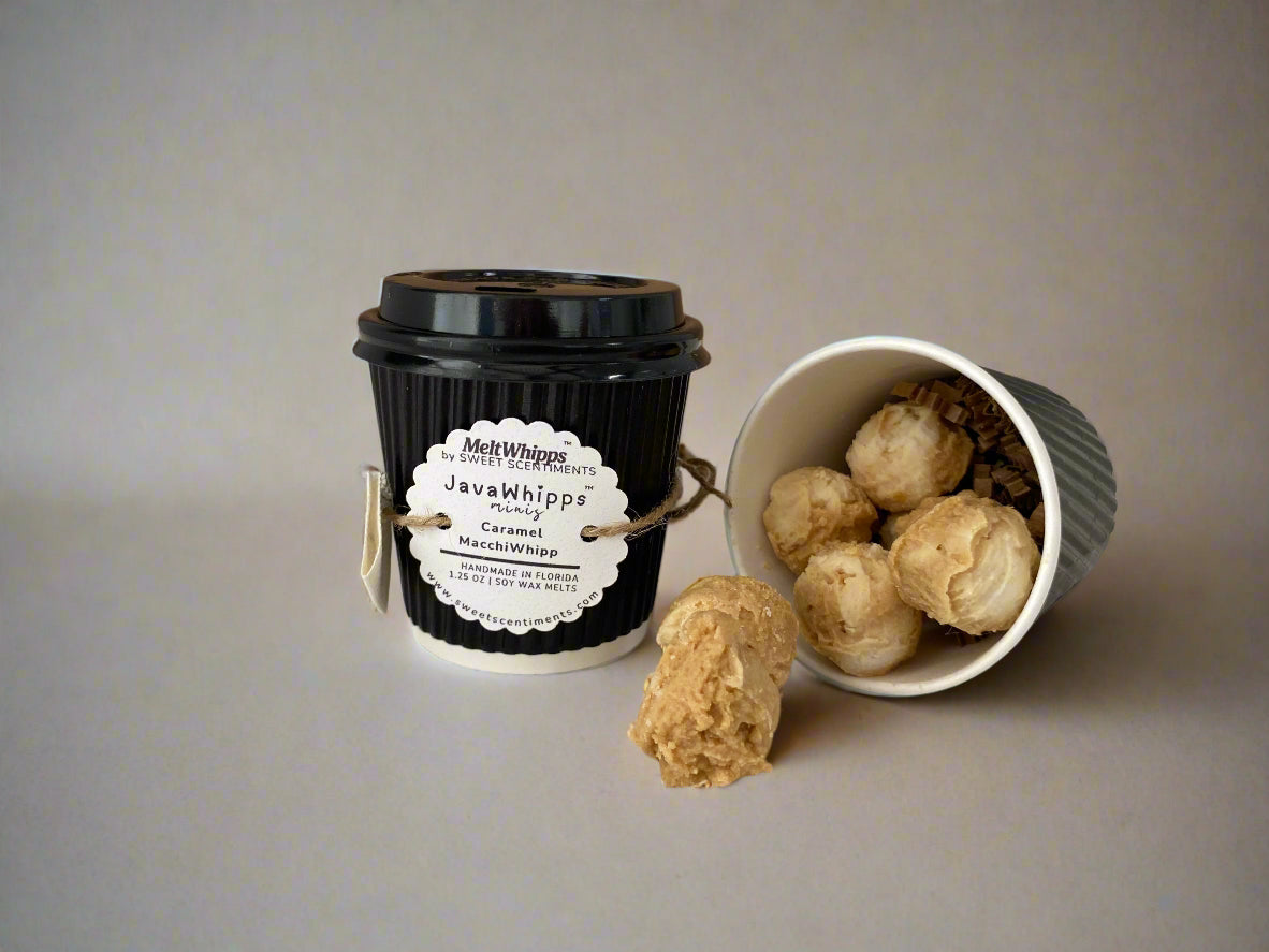 JavaWhipps™ Minis – Caramel MacchiWhipp™ – MeltWhipps™ Soy Wax Melts