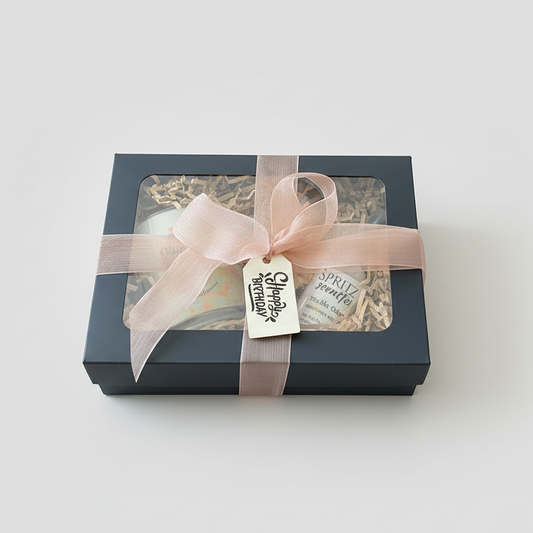 Sweet Scentiments birthday gift set beautifully wrapped