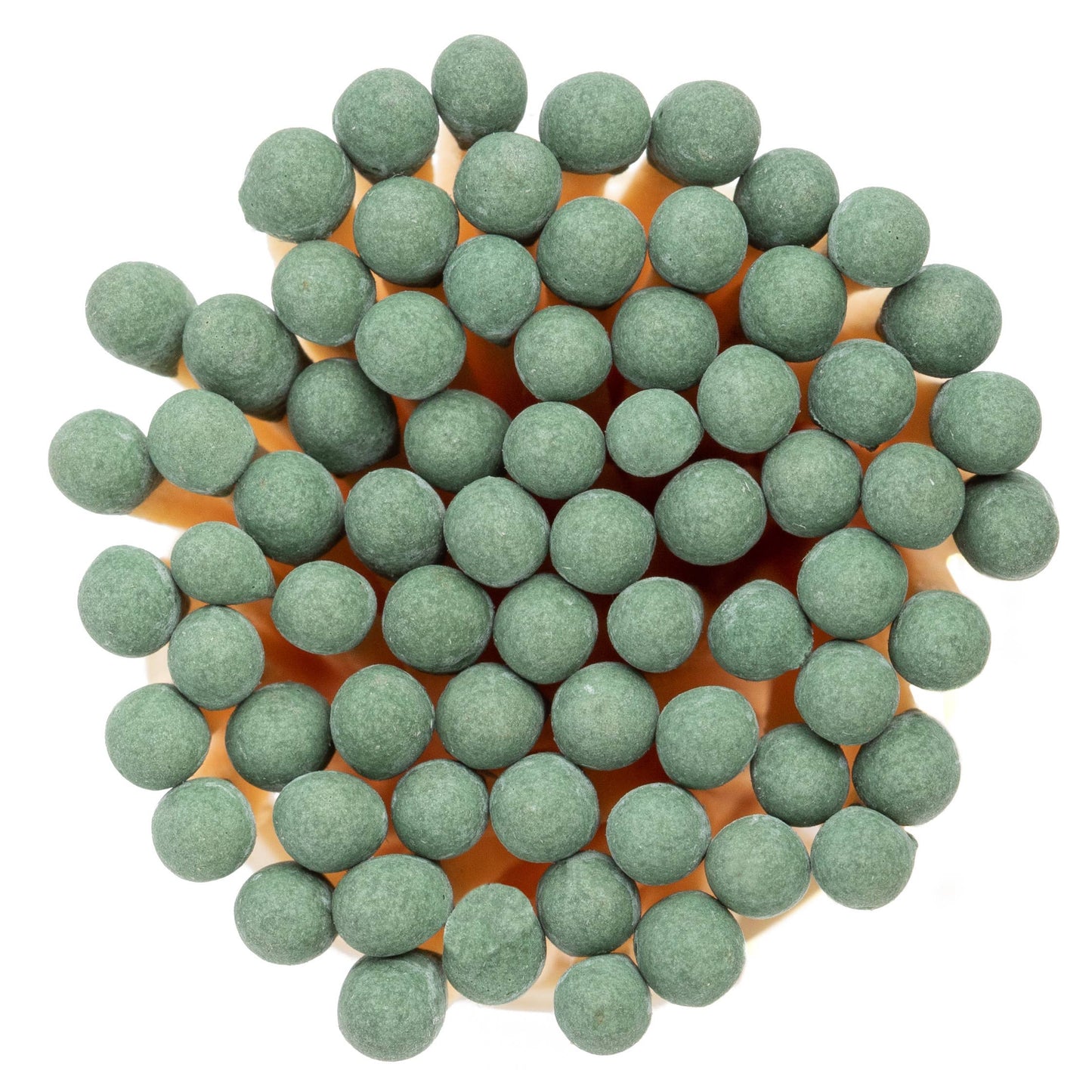 Juniper Green Color-Tipped Matches | Small Match Bottle