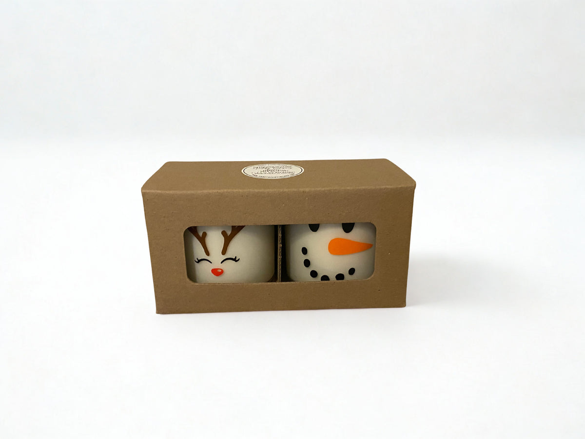 Gathered in Glow | Unscented Holiday Candle Gift Set