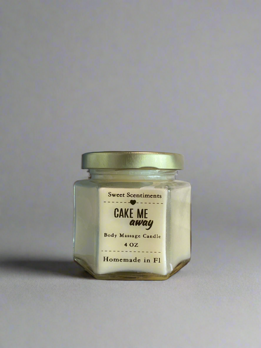 Cake Me Away - Body Massage Candle
