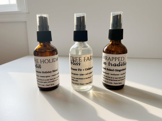 A Scentimental Holiday | Room + Linen Spray Trio