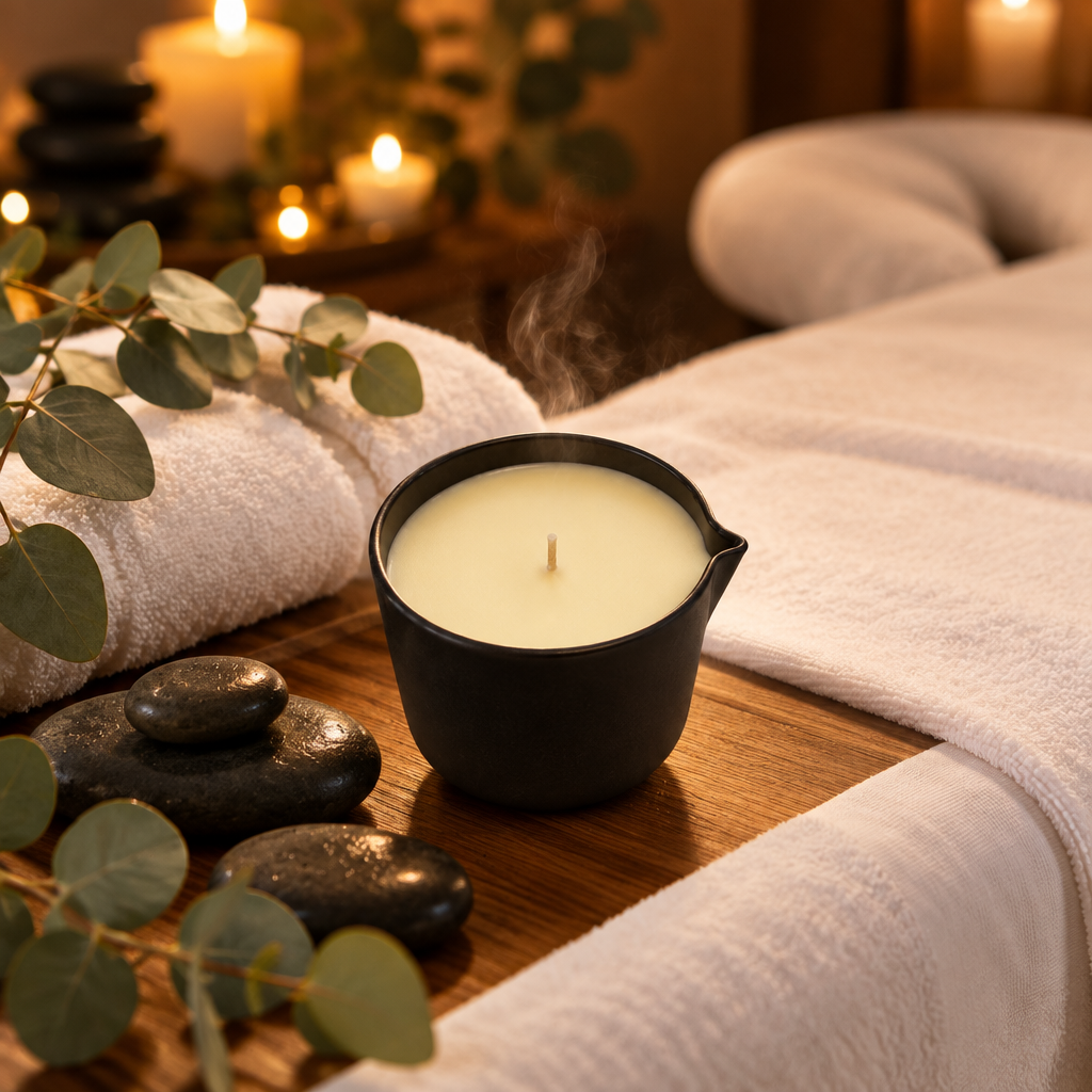 Pour Your Heart Out | Warm Vanilla + Cocoa Massage Candle