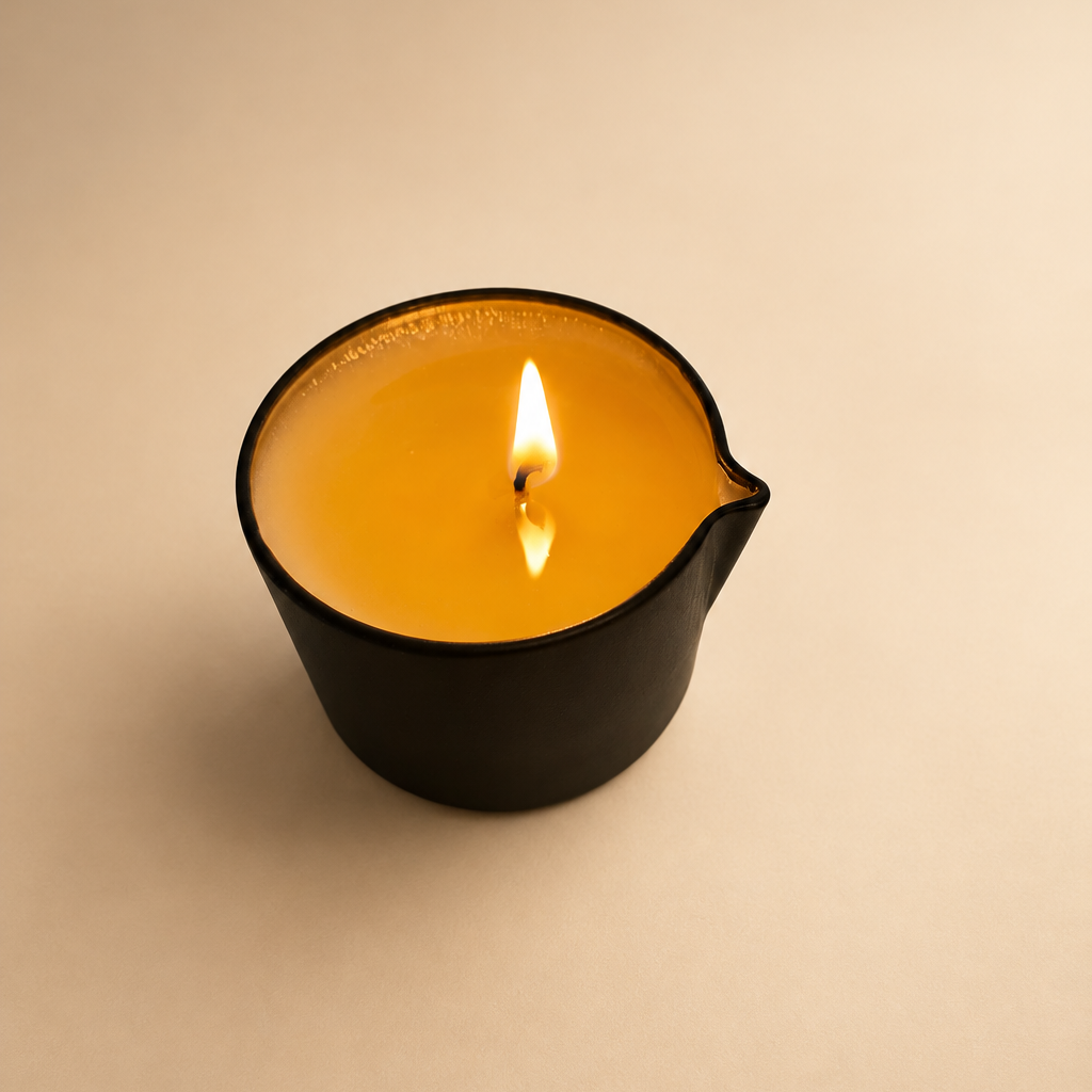 Pour Your Heart Out | Warm Vanilla + Cocoa Massage Candle