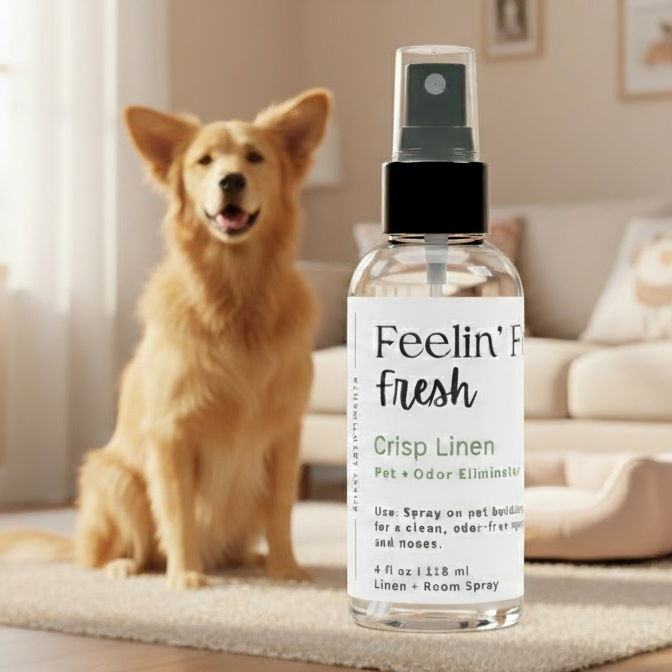 Feelin’ Furr-Ever Fresh | Pet + Odor Eliminator Linen Spray