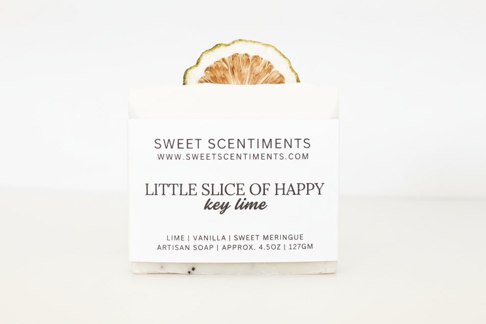 Little Slice of Happy | Key Lime | Handcrafted Soap 