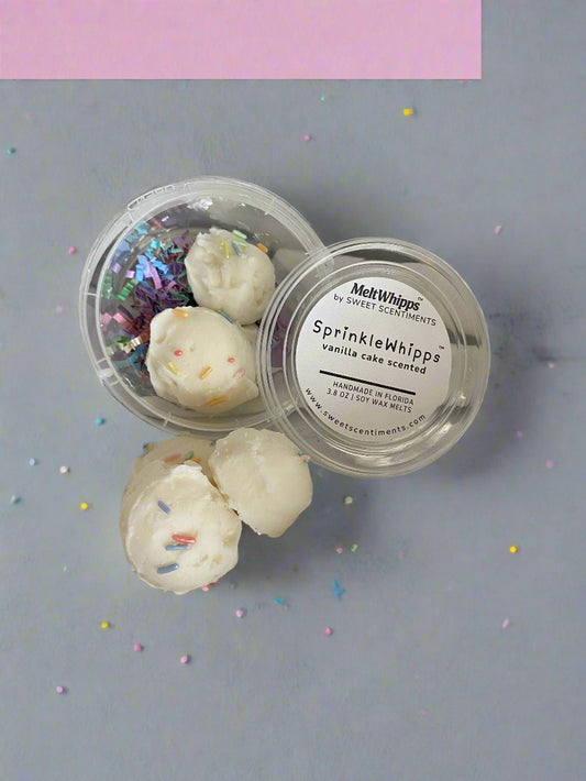 MeltWhipps™ | SprinkleWhipps™ – Vanilla Cake Scented Wax Melts