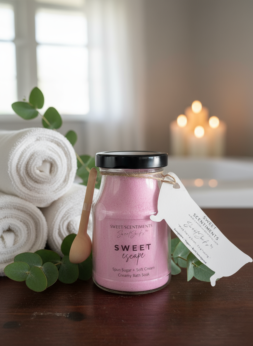 Sweet Escape | Spun Sugar + Soft Cream | SweetSoaks™