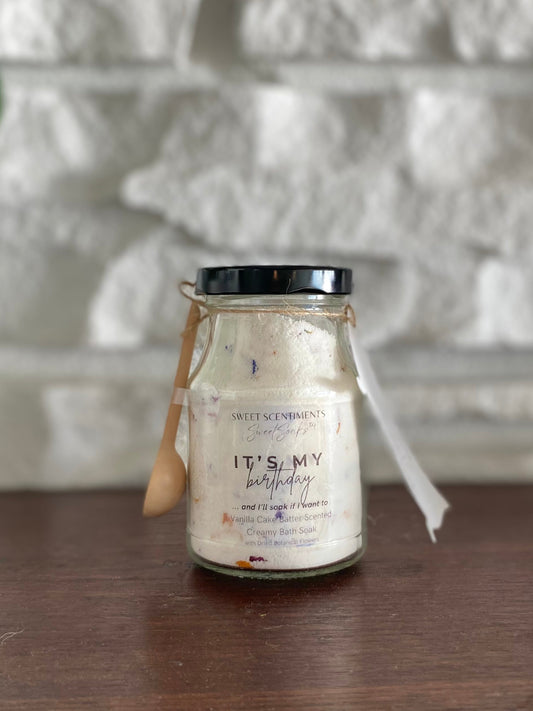 It’s My Birthday | Vanilla Cake Batter | SweetSoaks™