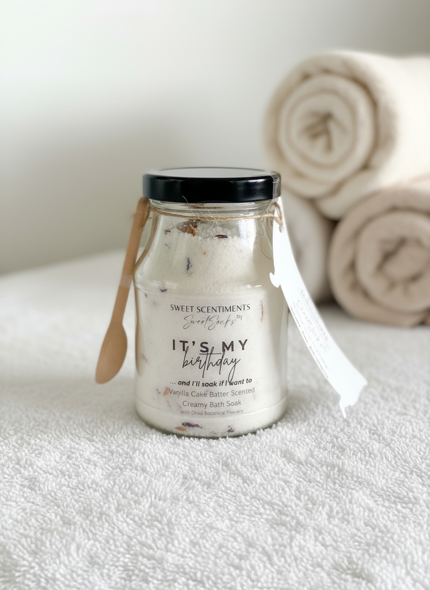 It’s My Birthday | Vanilla Cake Batter | SweetSoaks™