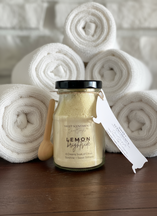 Lemon Brightside | Citrus + Sweet Stillness | SweetSoaks™