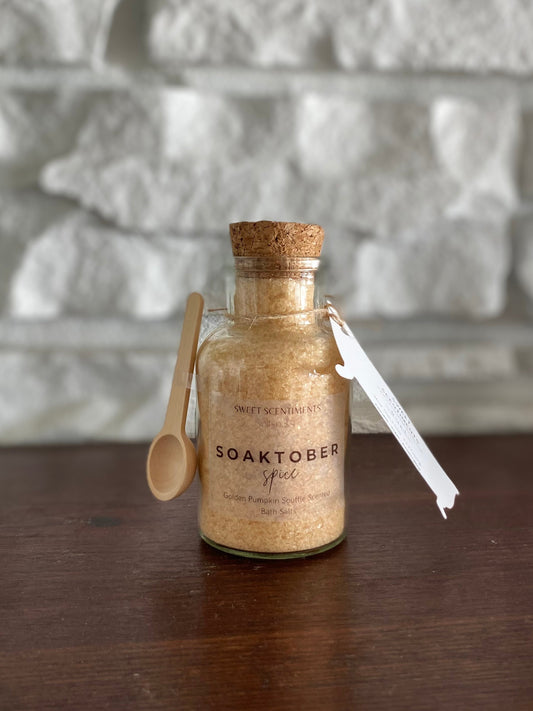 Soaktober Spice | Golden Pumpkin Soufflé | SaltSoaks™