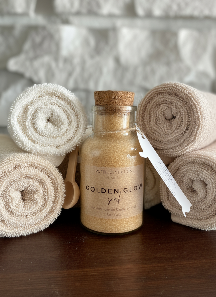 Golden Glow Soak | Pumpkin Soufflé | SaltSoaks™