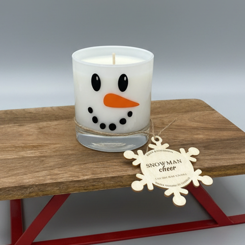 Snowman Cheer | Unscented Holiday Soy Wax Candle