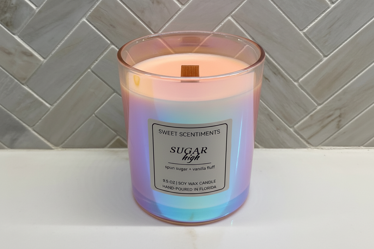 SugarHigh | Spun Sugar | Soy Wax Candle