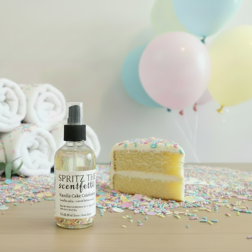 Spritz the Scentfetti Room + Linen Spray | Vanilla Cake Celebration