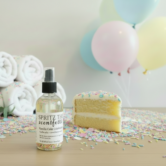 Spritz the Scentfetti Room + Linen Spray | Vanilla Cake Celebration