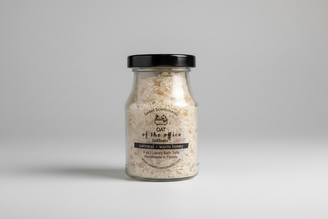 Oat of the Office | Oatmeal + Warm Honey | SaltSoaks™