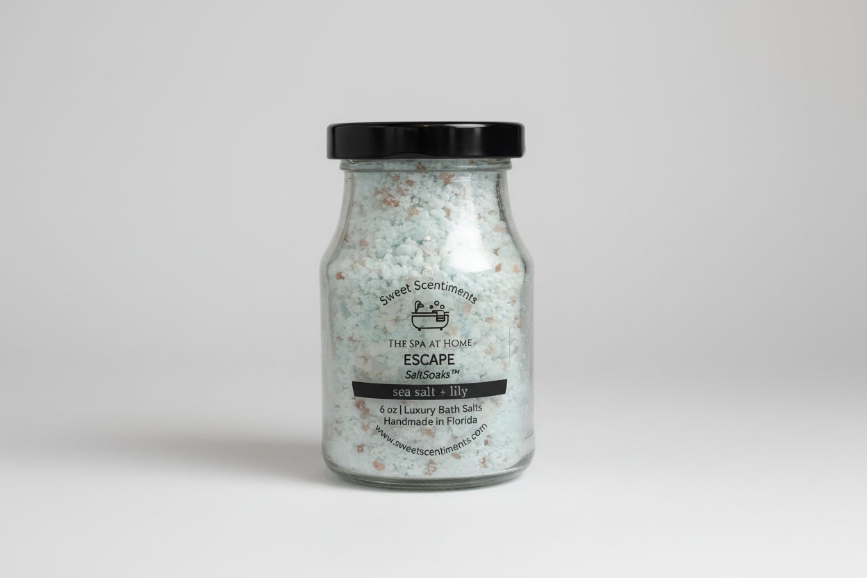 The Spa at Home | ESCAPE | Sea Salt + Lily | SaltSoaks™
